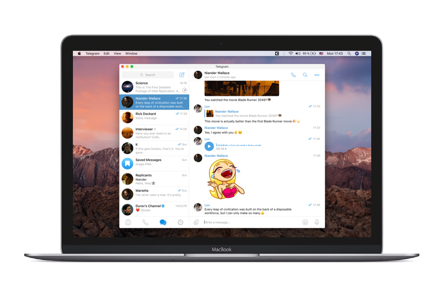 Telegram iOS